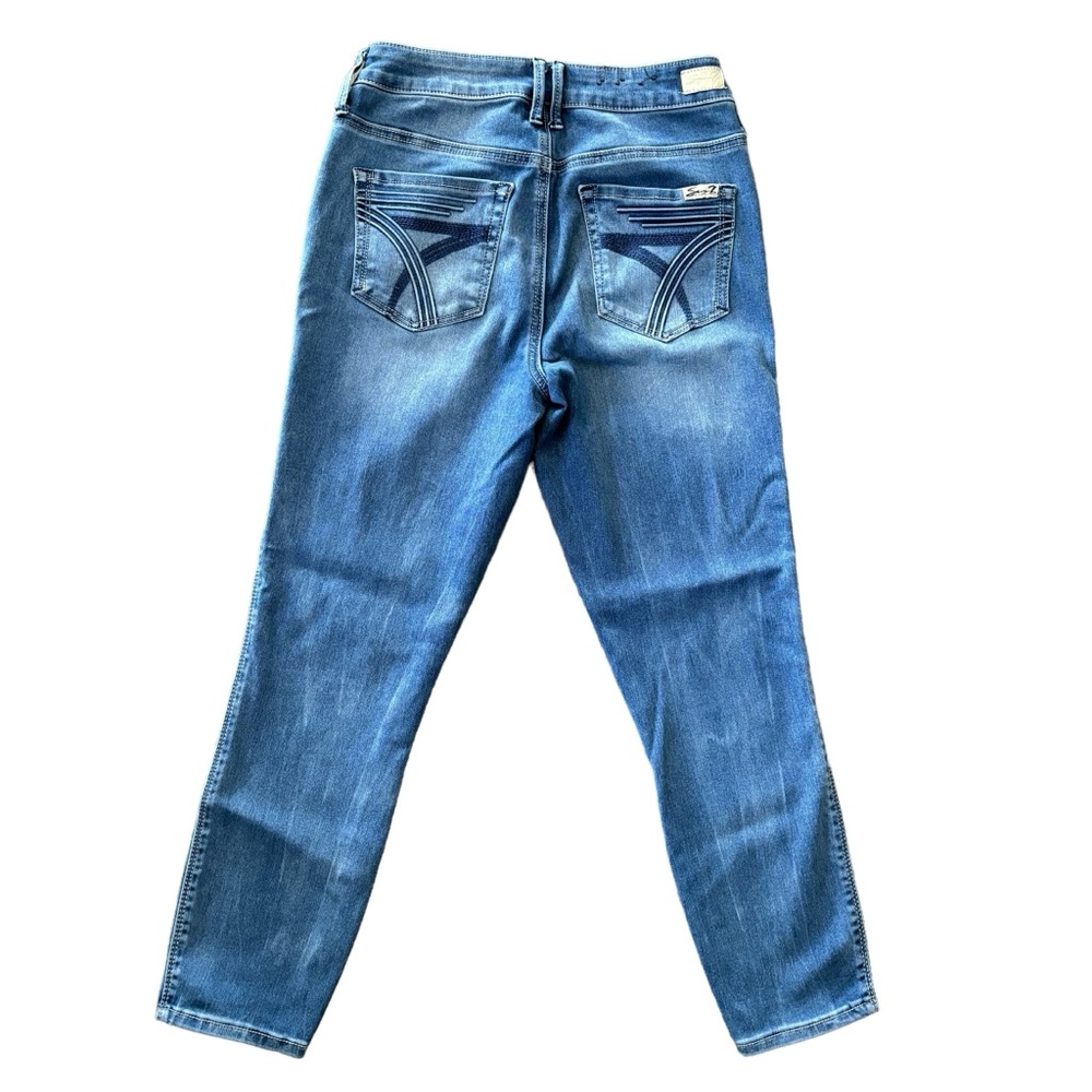 Seven 7 Skinny Ankle Crop Jeans 4 - Picture 7 of 12